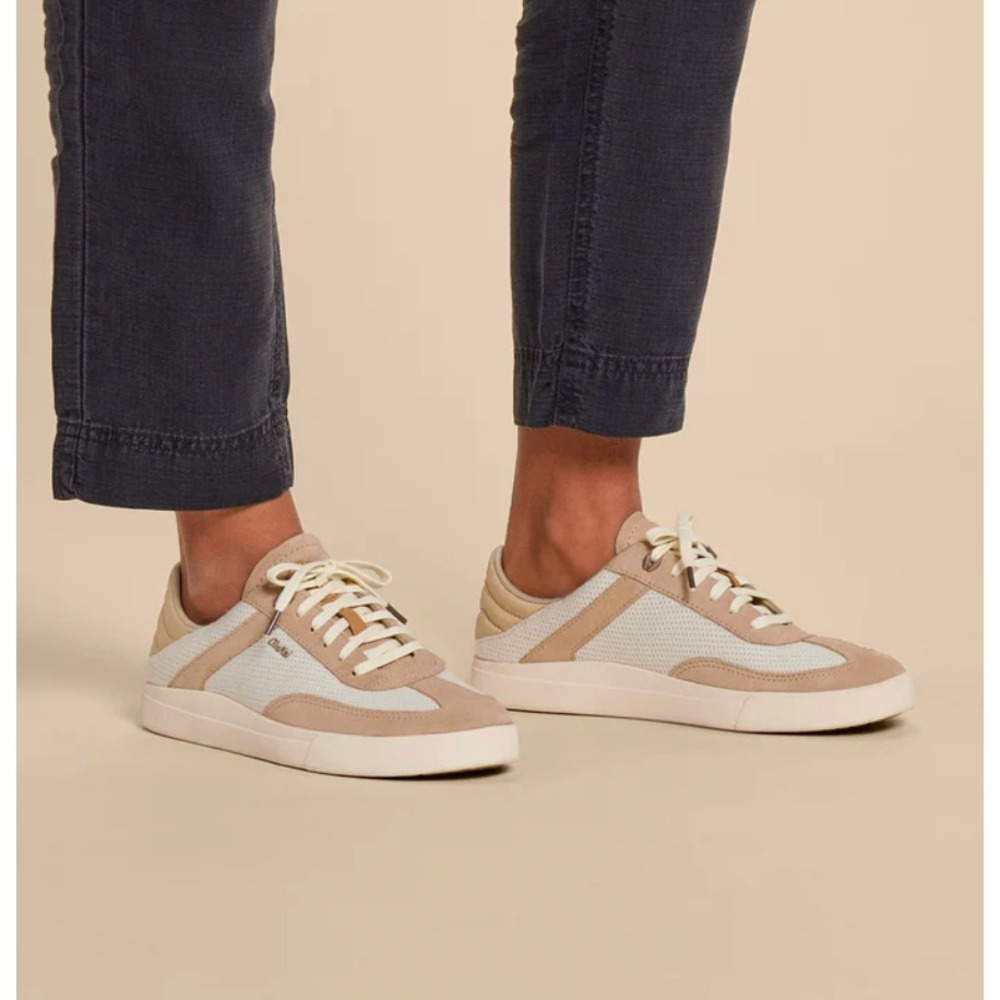Olukai Kilea Classic Court Sneakers in Tan sz 9.5
